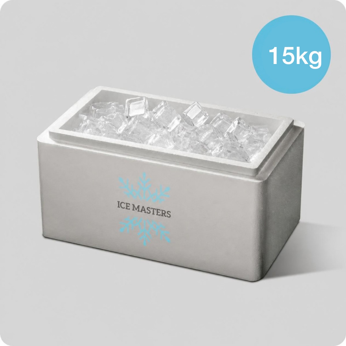 IJsblokjes in een Ice Masters doos van 15 kg